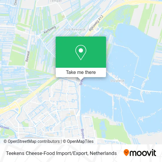 Teekens Cheese-Food Import / Export map