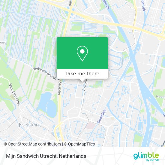 Mijn Sandwich Utrecht Karte