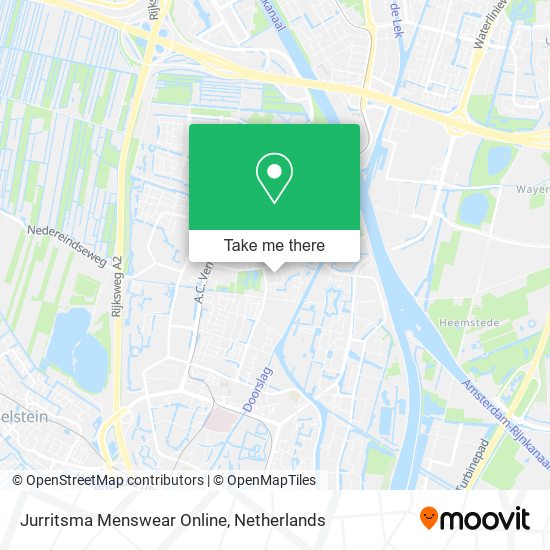 Jurritsma Menswear Online map