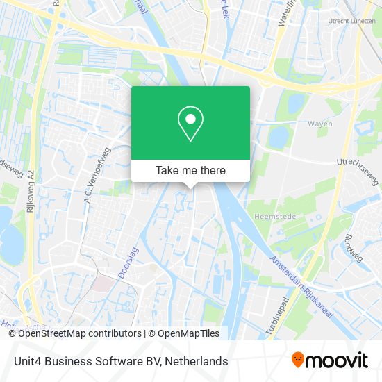 Unit4 Business Software BV map