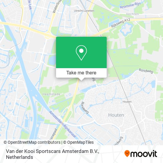 Van der Kooi Sportscars Amsterdam B.V. Karte