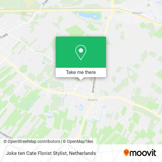 Joke ten Cate Florist Stylist map