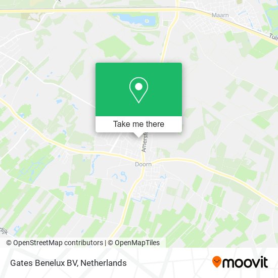 Gates Benelux BV map