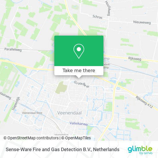 Sense-Ware Fire and Gas Detection B.V. map