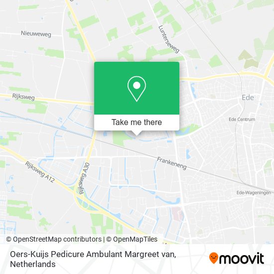Oers-Kuijs Pedicure Ambulant Margreet van map