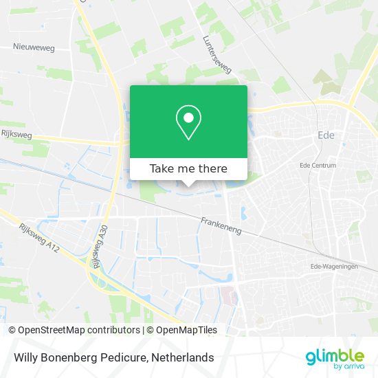 Willy Bonenberg Pedicure map