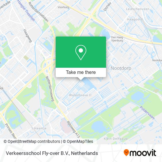 Verkeersschool Fly-over B.V. map