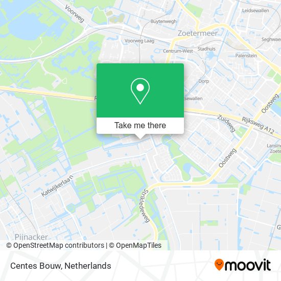 Centes Bouw map