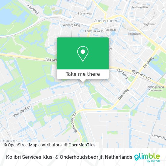 Kolibri Services Klus- & Onderhoudsbedrijf map