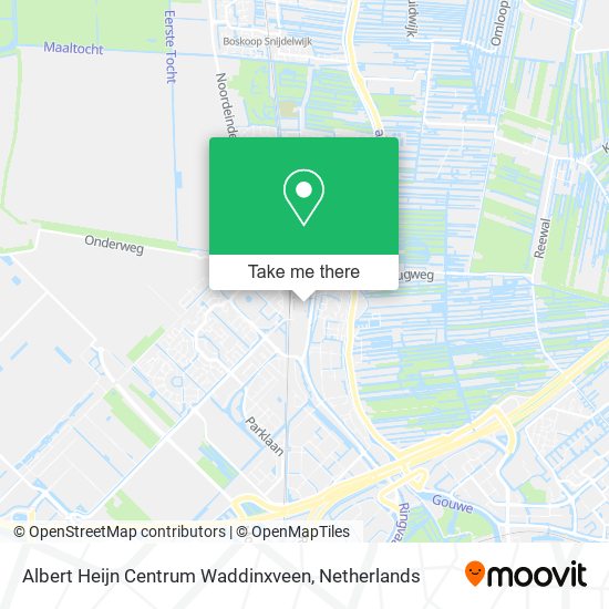 Albert Heijn Centrum Waddinxveen map