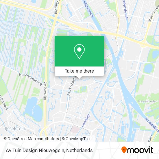 Av Tuin Design Nieuwegein map