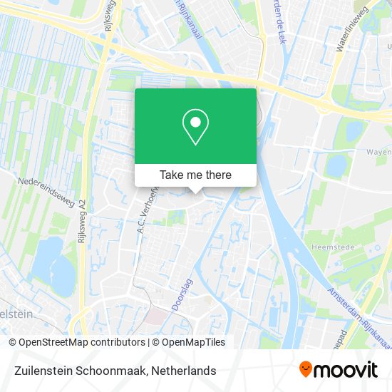 Zuilenstein Schoonmaak map