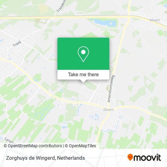 Zorghuys de Wingerd map