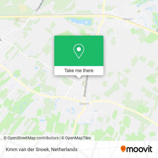 Kmm van der Snoek map