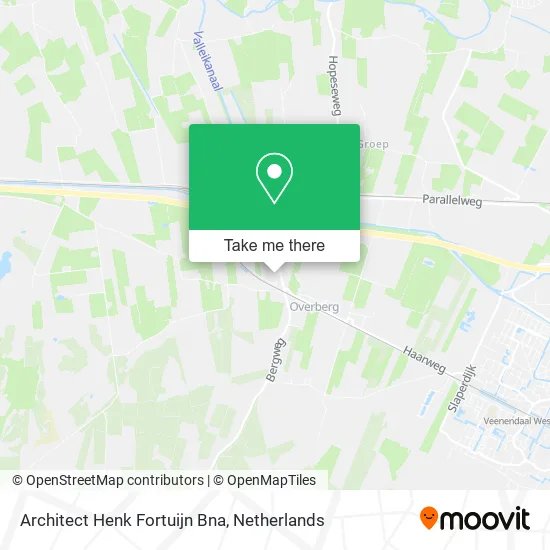 Architect Henk Fortuijn Bna map
