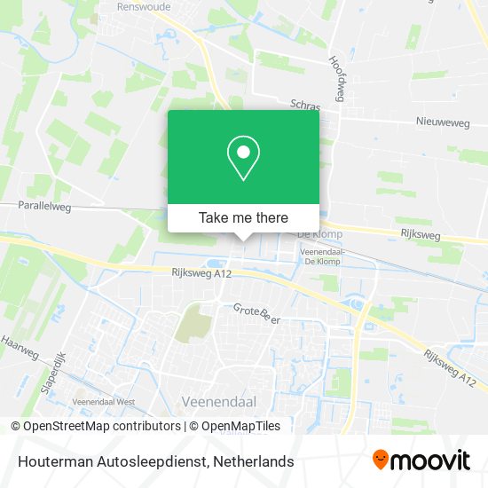 Houterman Autosleepdienst map