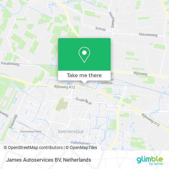 James Autoservices BV Karte