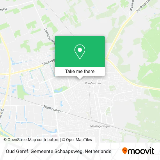 Oud Geref. Gemeente Schaapsweg map