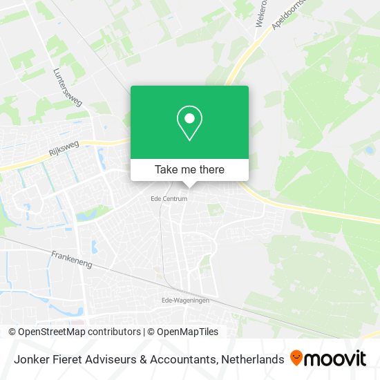 Jonker Fieret Adviseurs & Accountants map