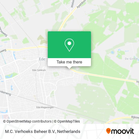 M.C. Verhoeks Beheer B.V. map