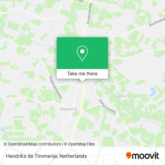 Hendriks de Timmerije map