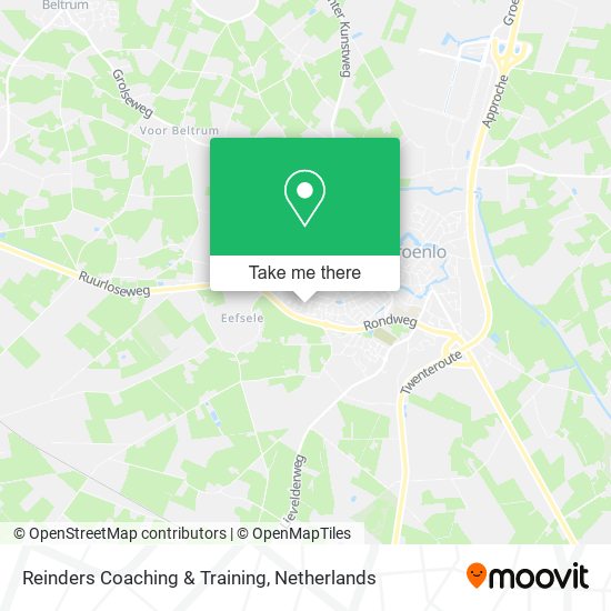 Reinders Coaching & Training map