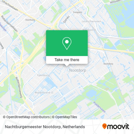 Nachtburgemeester Nootdorp map