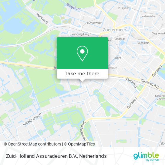 Zuid-Holland Assuradeuren B.V. map