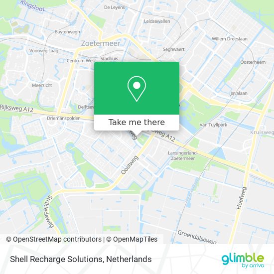 Shell Recharge Solutions map