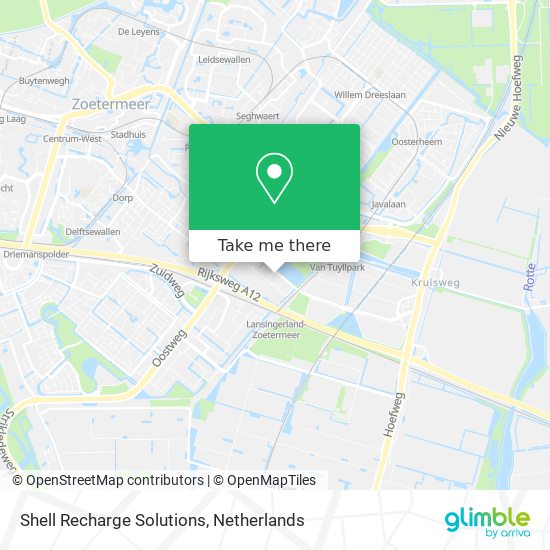 Shell Recharge Solutions map