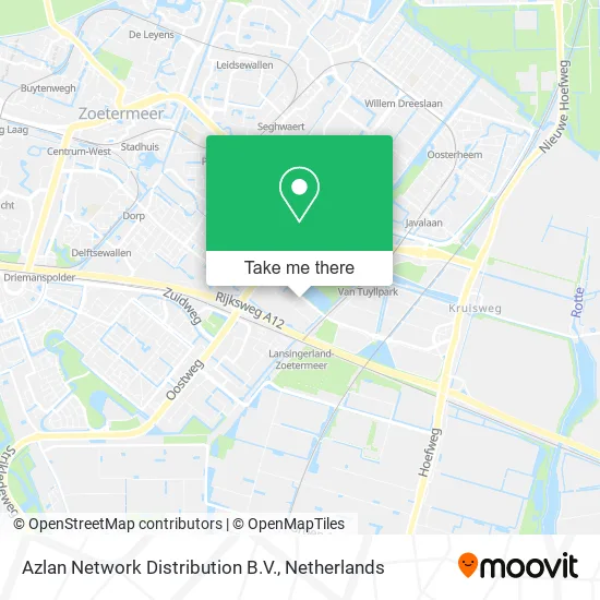 Azlan Network Distribution B.V. map