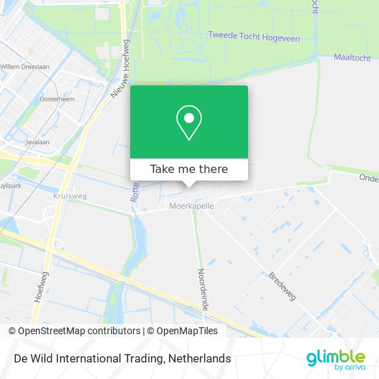 De Wild International Trading map