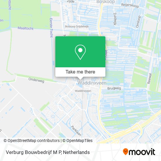 Verburg Bouwbedrijf M P map