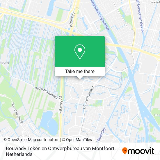 Bouwadv Teken en Ontwerpbureau van Montfoort Karte