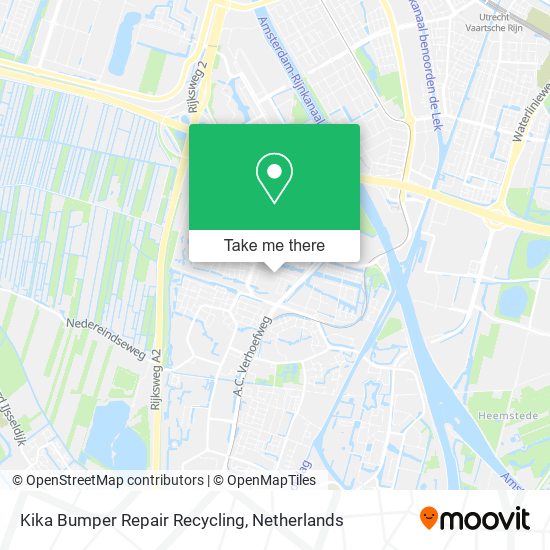 Kika Bumper Repair Recycling map
