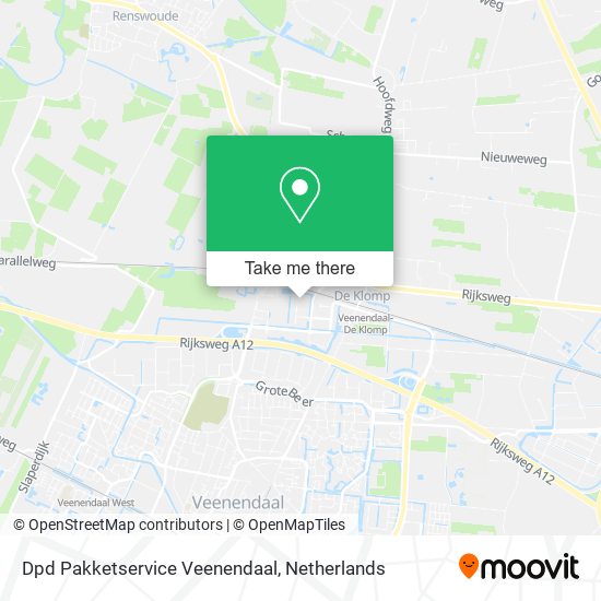 Dpd Pakketservice Veenendaal map