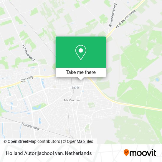 Holland Autorijschool van map