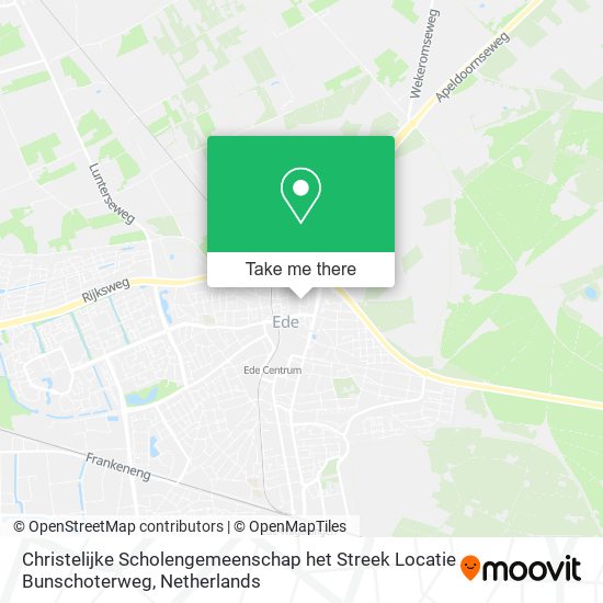 Christelijke Scholengemeenschap het Streek Locatie Bunschoterweg Karte
