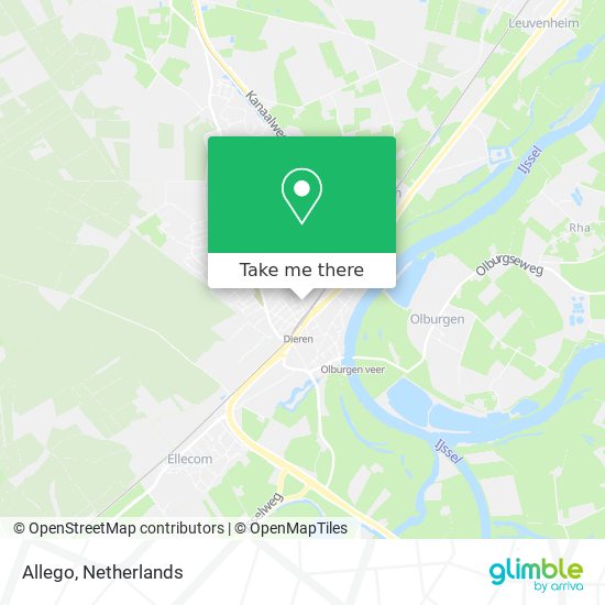 Allego map