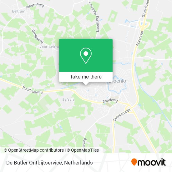 De Butler Ontbijtservice map