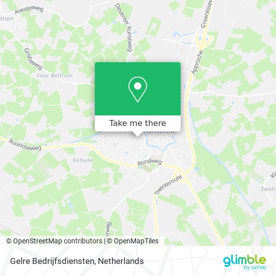 Gelre Bedrijfsdiensten map