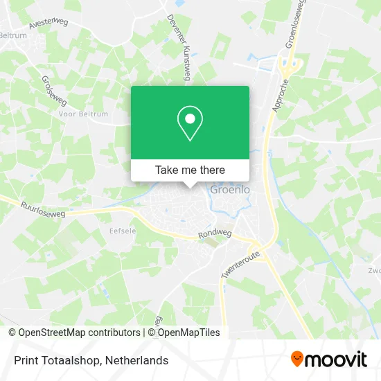 Print Totaalshop map