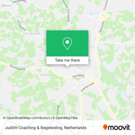 Judith! Coaching & Begeleiding map