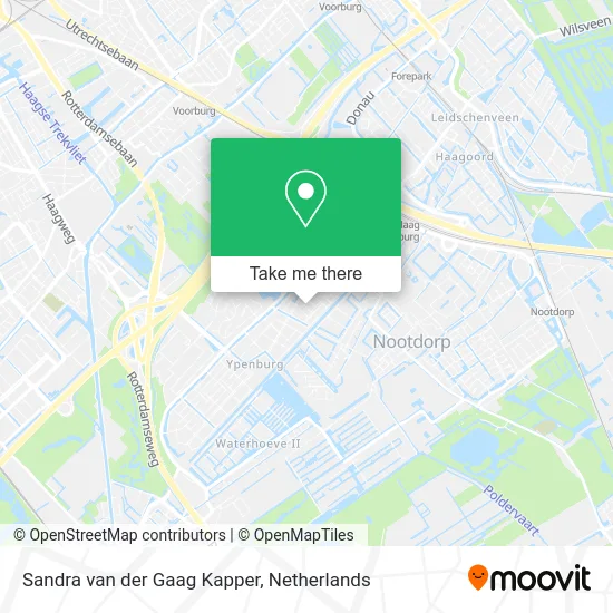 Sandra van der Gaag Kapper map