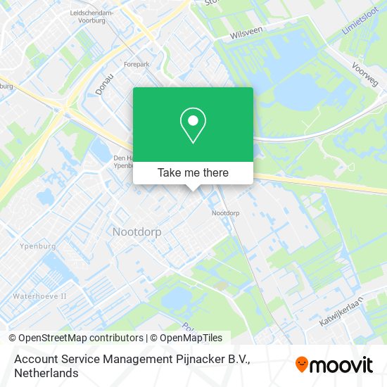 Account Service Management Pijnacker B.V. Karte