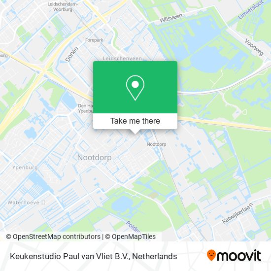 Keukenstudio Paul van Vliet B.V. map