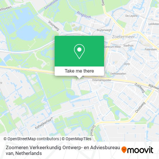 Zoomeren Verkeerkundig Ontwerp- en Adviesbureau van map