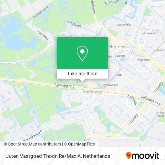 Juten Vastgoed Thodn Re/Max A map