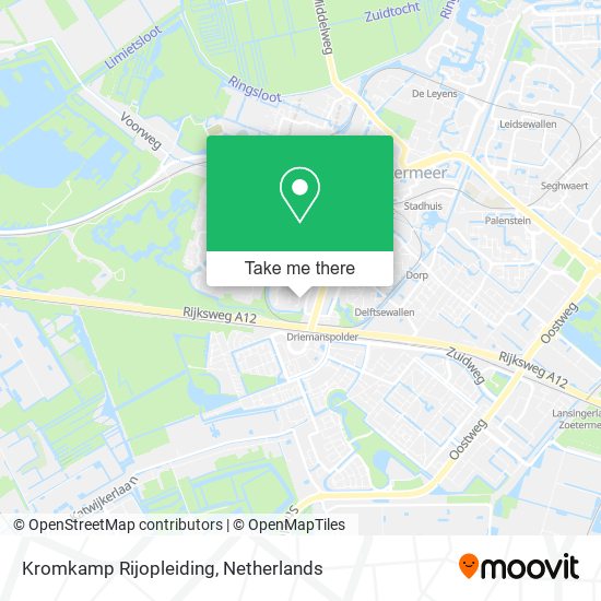 Kromkamp Rijopleiding map