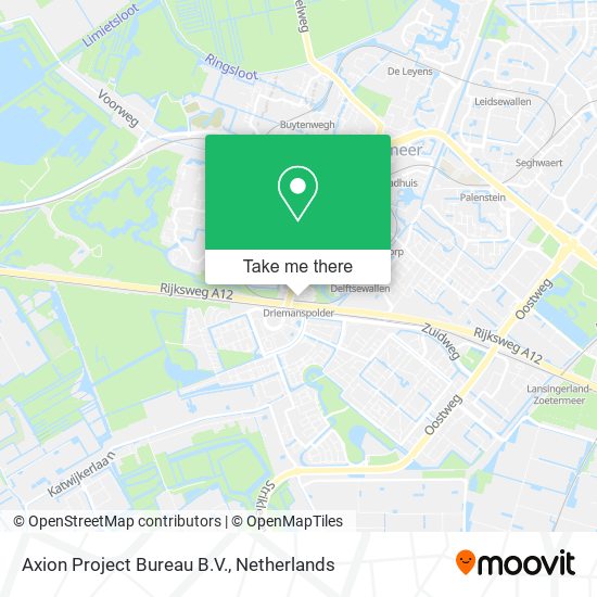 Axion Project Bureau B.V. map